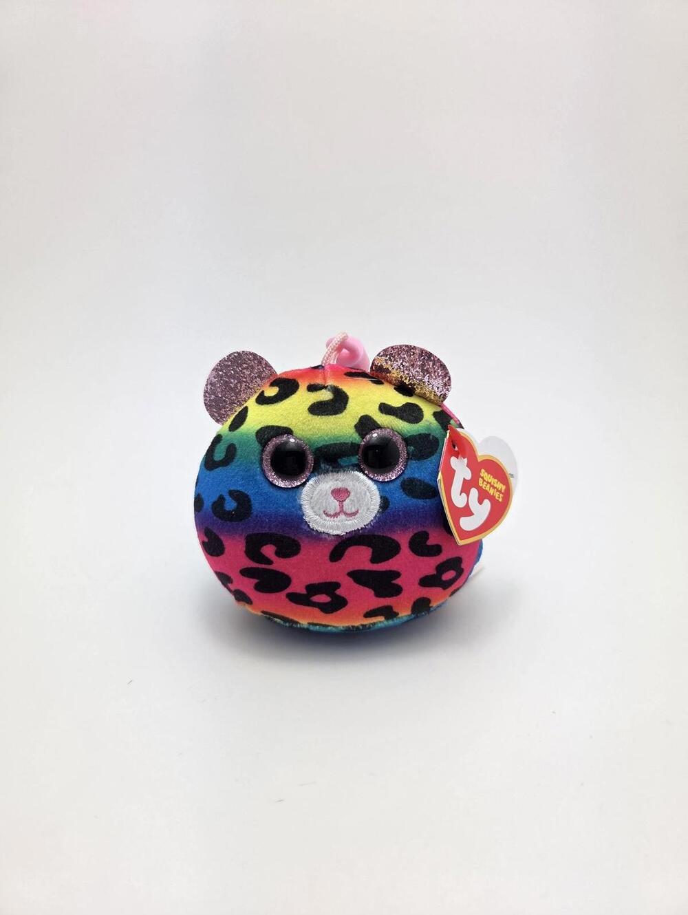 Ty Squishy Beanies Collection Key Clip "Dotty” (4 inch)